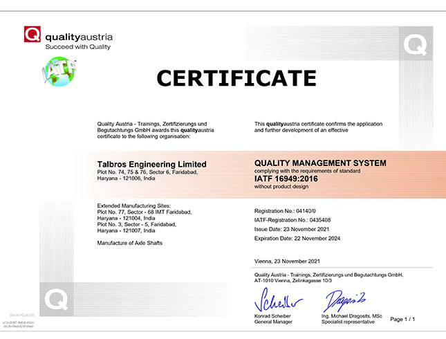 Quality Management System
